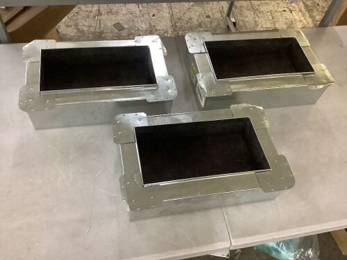 Lot of (3) Master Flow 12 in. x 6 in. Ductboard Insulated Register Box - Lot 240JF
