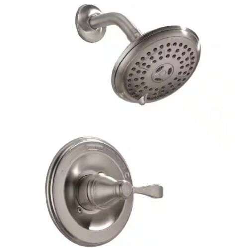 Delta Porter Rough-in Valve Included Single-Handle 3-Spray Shower Faucet 1.75 GPM in Brushed Nickel - Lot 241JF