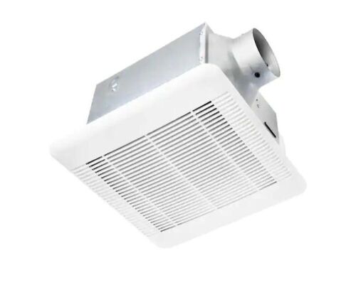 Hampton Bay 110 CFM Ceiling Mount Room Side Installation Quick Connect Bathroom Exhaust Fan - Lot 247JF