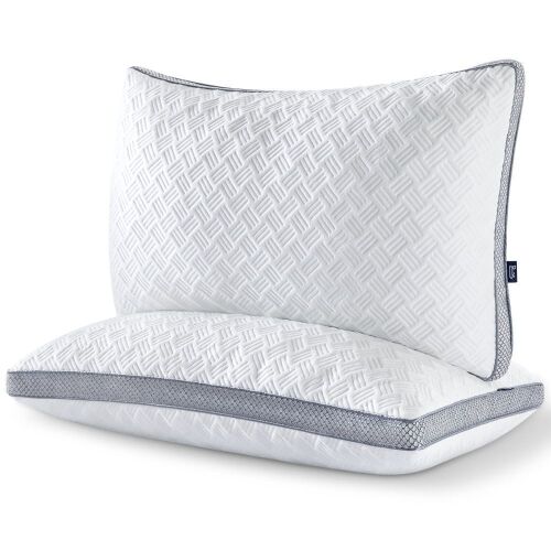 BedStory Shredded Gel Memory Foam Cooling Pillows, 2 Pack Queen Size - Lot 307