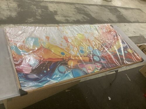 Abstract Wall Art 30" x 60"  - Lot 325
