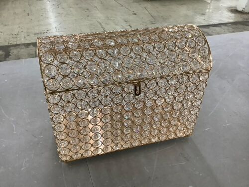 Crystal Wedding Card Box  - Lot 366