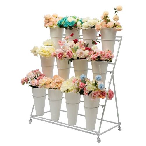 3 Tier Flower Display Stand - No Buckets - Lot 367