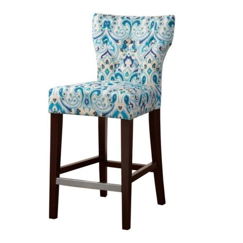 Madison Park Tufted Back Counter Height Barstool - Lot 486