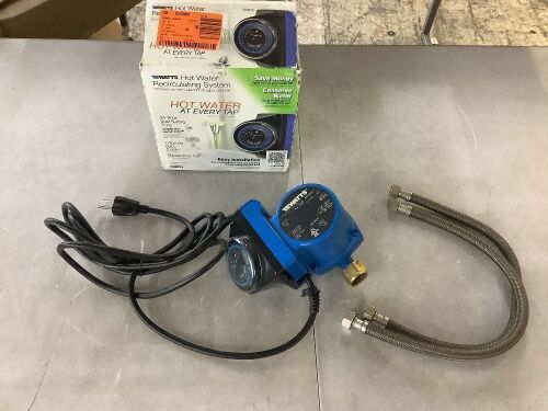 Watts Hot Water Recirculating System with Built-In Timer - Missing Adapters & Sensor Valve - Lot 664JF