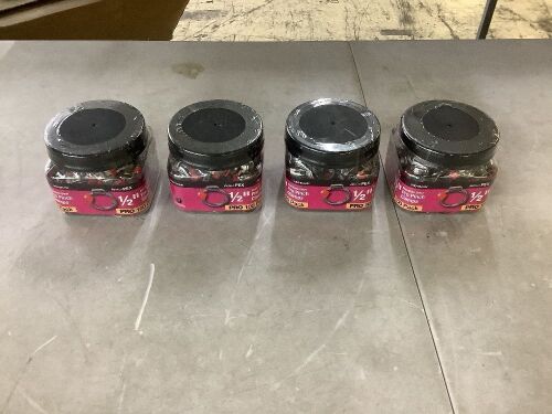 Lot of (4) Apollo 1/2 in. Stainless Steel PEX-B Barb Pro Pinch Clamp Pro Pack, 100-Pack - Lot 754JF