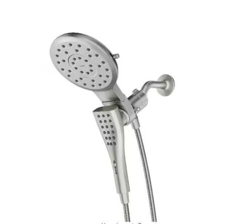 MOEN Verso 8-Spray Dual Wall Mount Fixed and Handheld Shower Head 1.75 GPM in Spot Resist Brushed Nickel - Lot 867JF