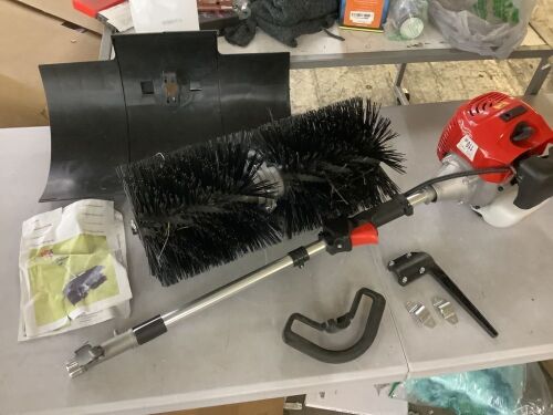 52CC Gas Power Outdoor Handheld Sweeper - Engine Has Compression - Lot 108