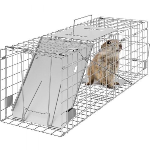VEVOR Live Animal Cage Trap, 24" x 8" x 8"  - Lot 445