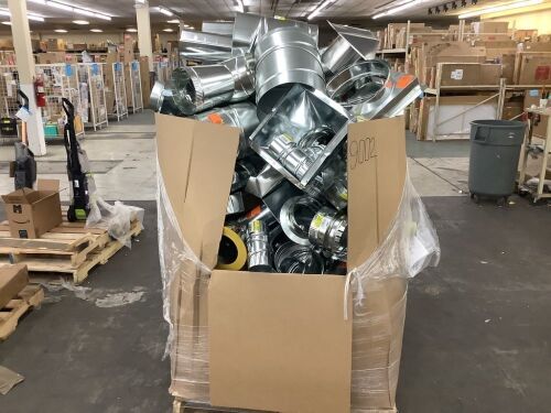 Pallet of Duct Work Fittings  - Lot 61JF
