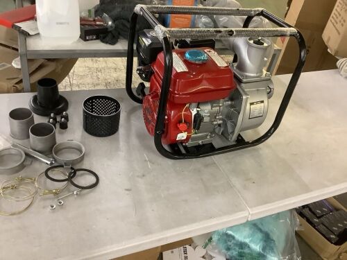 7.5 HP Gasoline Water Pump - Engine Has Compression - Lot 65