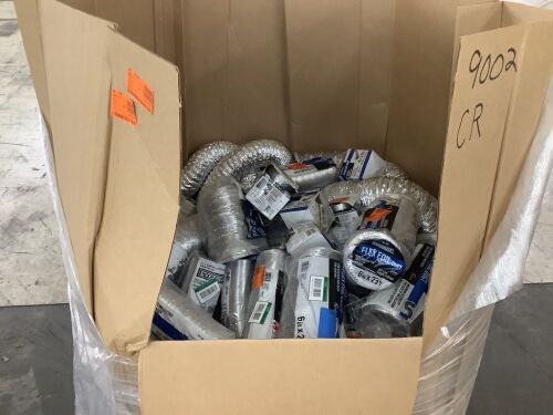 Pallet of 4" & 6" Flexible Foil Duct  - Lot 157JF