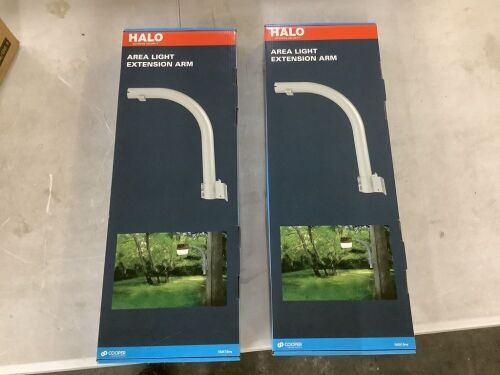 Lot of (2) HALO Aluminum Area Light Mounting Arm - Lot 541JF