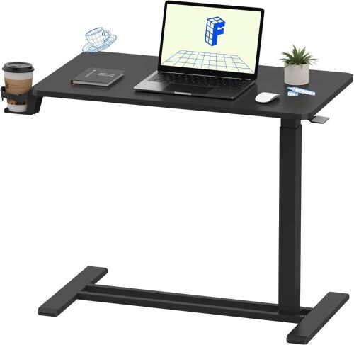 FLEXISPOT H7 Adjustable Overbed Bedside Table with Wheels - Lot 849WG