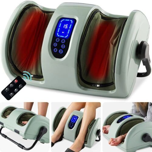 Reflexology Shiatsu Foot Massager w/ High-Intensity Rollers, Remote Control - Lot 768