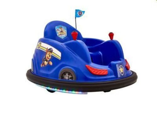 PAW Patrol 6V Bumper Car, Battery Powered, Electric Ride on by Flybar - Lot 505