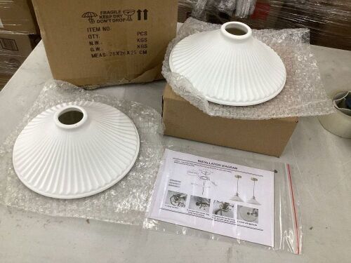 gold semi flush mount ceiling light mid century modern milk glass hallway ceiling light fixtures vintage white - Lot 110
