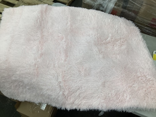 Latepis Fluffy PInk Carpet 3x5 Fuzzy Shag rug Machine Washable Area Rug (pink) - Lot 142