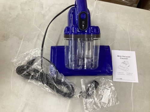 Mattress Vacuum Cleaner, anti-allergen bed vacuum cleaner with UV-C Light & High Heating Tech  16Kpa Suction 600W Powerful Handheld Vacuum for Dust & Pet Hair - Lot 180