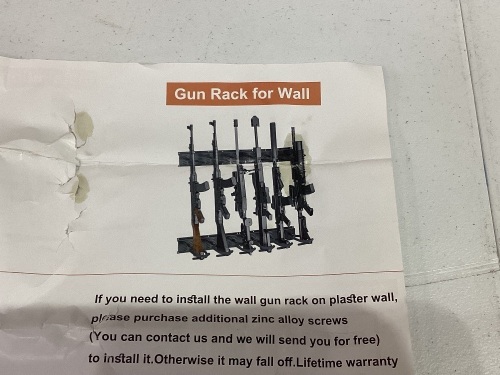 Gun Rack Wall Mount  - Lot 241