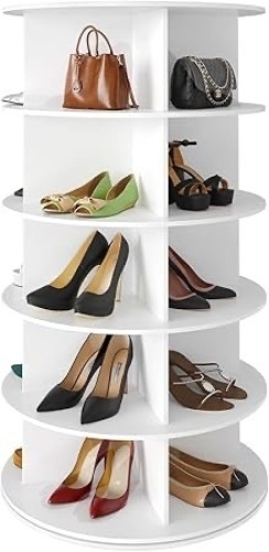 SpaceAid 5 Tier Roatating Shoe Rack  - Lot 247