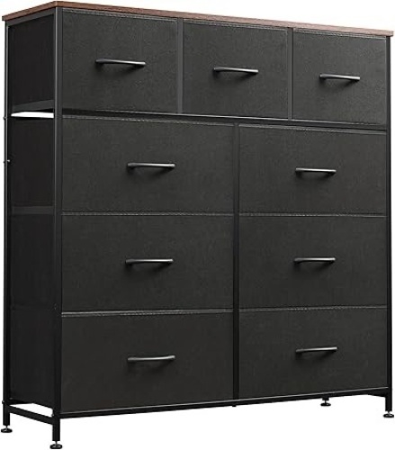 9 Drawer Dresser Fabric Storage - Lot 251