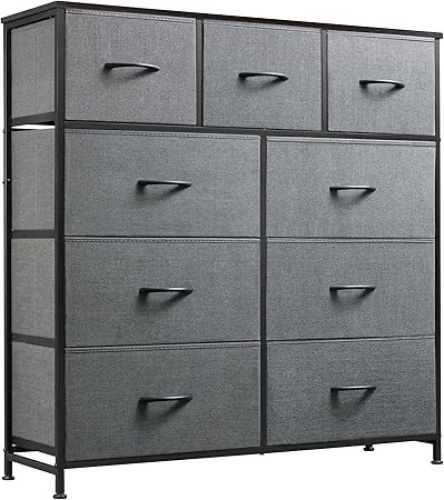 9 Drawer Dresser fabric drawers - Lot 258