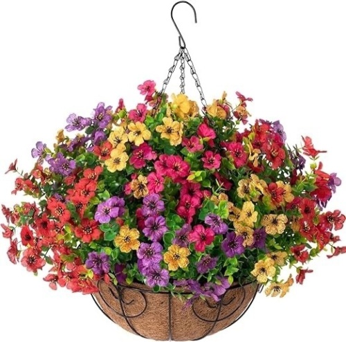 HyeFlora Store Artificial Faux Hanging Plants - Lot 462