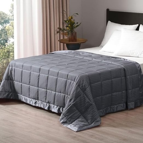 Threshold 15lbs Plush Weighted Blanket - Lot 502
