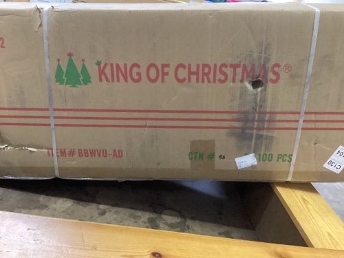 King of Christmas 7.5ft tree - Lot 522