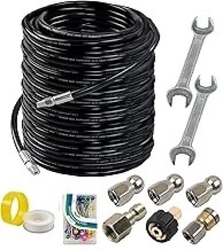 Hourleey Sewer Jetter Kit for Pressure Washer - Lot 314