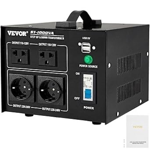 Vevor Voltage Converter Transformer, - Lot 385