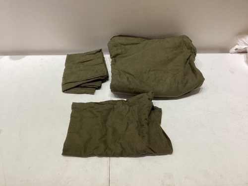 THRESHOLD Ultra Soft Flannel Sheets, QUEEN - Lot 523