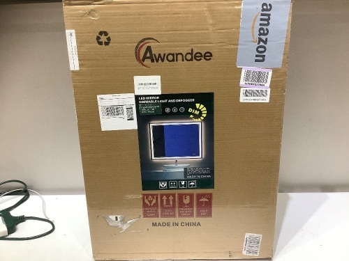 LED mirror with dimmable light - Lot 29