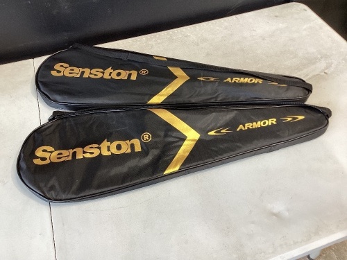Stenson Badminton rackets with carry cases - Lot 77