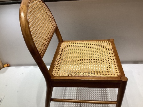 Wood and Cane Chairs, set of 2 - Lot 563