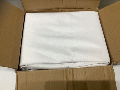 6 pieces white tablecloths (white) - Lot 331