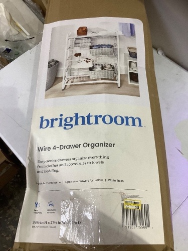 Brightroom wire 4 drawer organizer - Lot 546