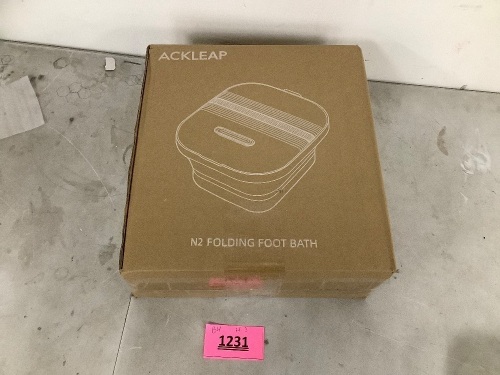 Ackleap Folding Foot Bath - Lot 1231