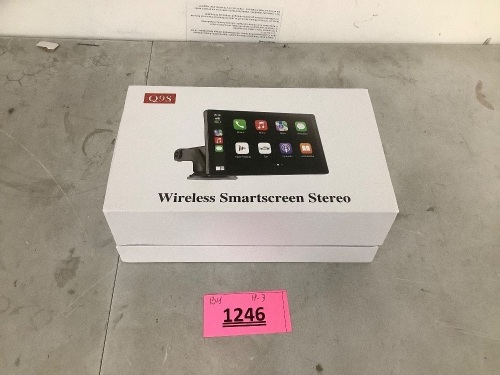 Wireless Smartscreen Stereo Q9S - Lot 1246