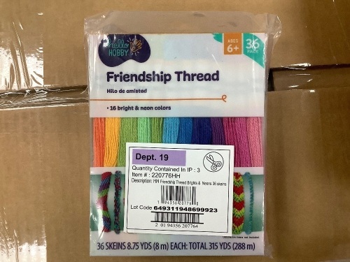 Box of Friendship Thread - Lot 1545