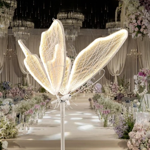 3-Color Butterfly Floor Lamp - Lot 1592