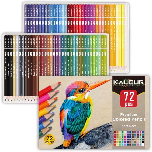 KALOUR 72 Count Colored Pencils - Lot 1601