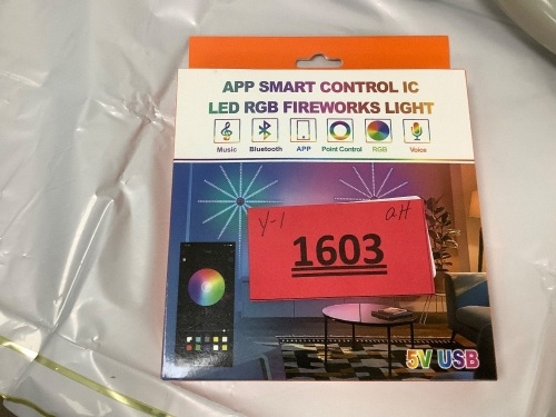 LED RGB Firework Light - Lot 1603