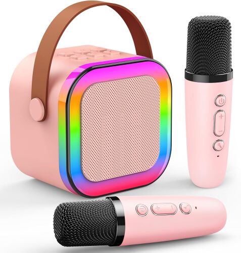 Karaoke Machine for Kids with 2 Wireless Microphones - Lot 1612