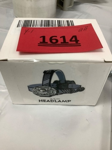 Rechargeable Headlamp-Grey - Lot 1614dd