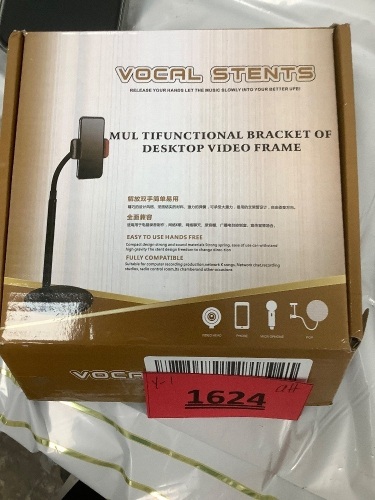 Vocal Stents Multifunctional Bracket Desktop Video Frame Holds Phone Microphone - Lot 1624