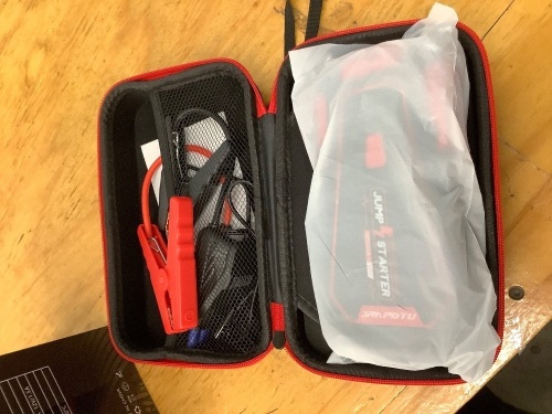 Car Jump Starter - Portable Battery Jumper Box, Battery Booster,12V Battery Pack,Suitable for 8.0L Gas and 7.0L Diesel Cars, Dust and Rain Proof - Lot 1657