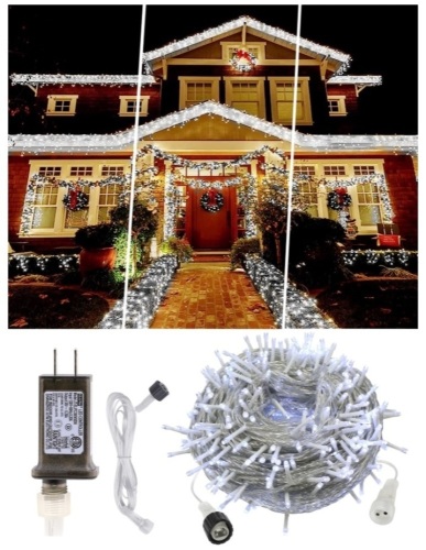 LED White Christmas String Lights Indoor/Outdoor Use - Lot 1679