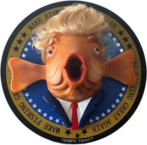 Trumpy Trout - Wall Mount or Desk Display - Lot 1703